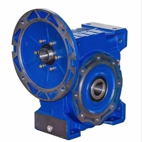 Industrial Worm Gearbox - Color: Blue