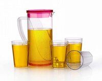 WATER JUG WITH GLASS SET