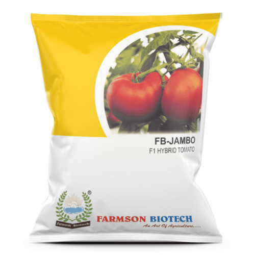 TOMATO SEEDS - BIG ROUND AND GLOSSY DEEP RED FRUITS | HIGH YIELD, HYBRID VARIETY, DISEASE TOLERANT, 95%-99% PURITY, 9 MONTHS SHELF LIFE