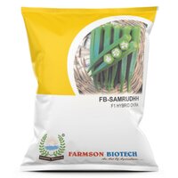Okra Seeds - 12-14 Cm Long Dark Green Fruits | Hybrid With 95%-99% Purity, Tolerant To Yvmv & Elcv, 9-month Shelf Life, Ideal For Kharif & Summer Seasons