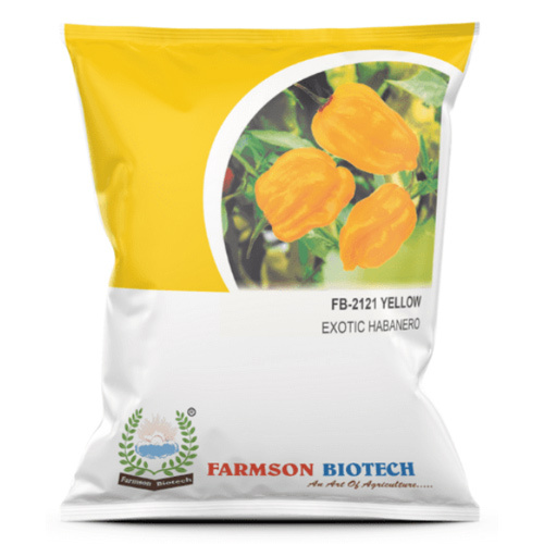 Chilli Seeds -2121 Yellow Habanero - Cultivation Type: Common
