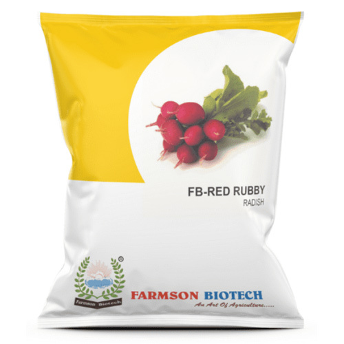 Radish Seeds -Red Rubby - Color: Red