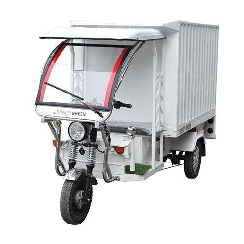 White E- Loader Rickshaw