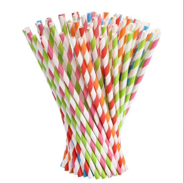 Paper Straw 10 mm - Eco-Friendly Paper, 10 mm Diameter | Biodegradable Design, Ideal for Beverages, Sustainable Choice for Events