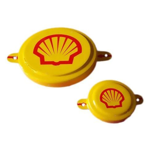 Printed Drum Cap Seal - Color: Yellow