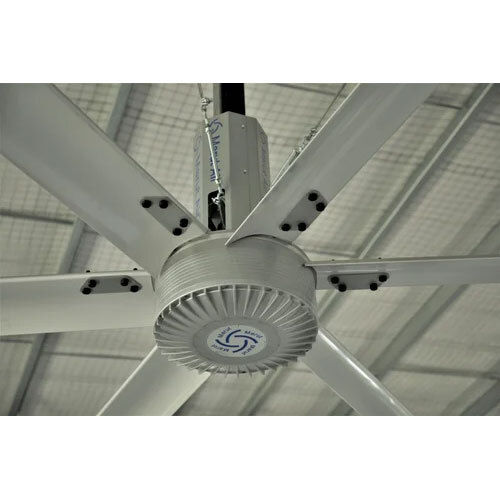 Marut Air Hvls Fans For Self Supported Roofing - Color: Silver