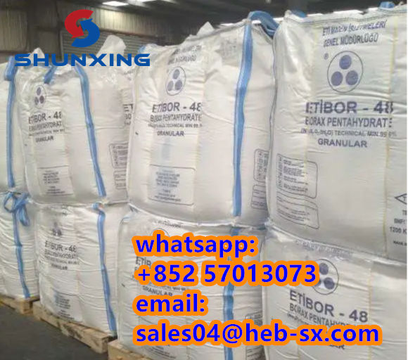 Factory Supply Sodium Tetraborate Decahydrate Borax Powder 95% 99% CAS 1303-96-4