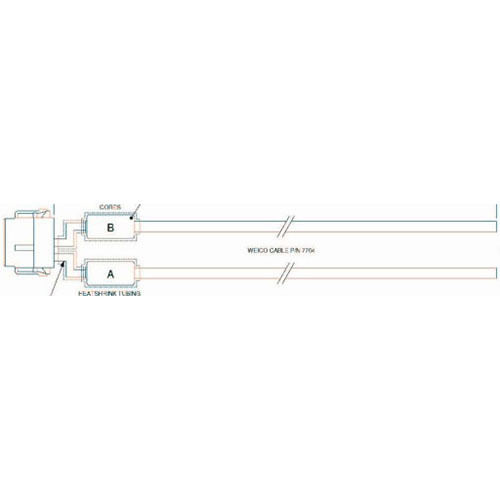 V-Mux Pods Controller Cable Assembly, 10 Ft - Application: Industrial