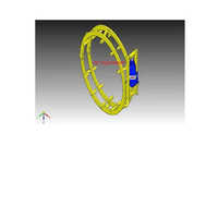 Panchal External Hydraulic Pipe Clamp - Color: Yellow