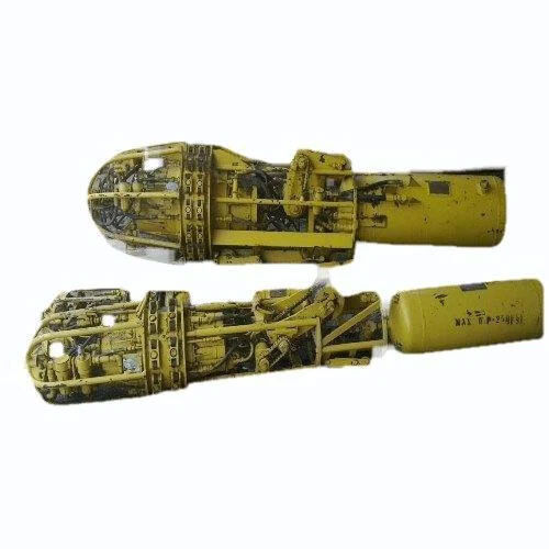 Pipe Line Up Pneumatic Clamp - Color: Yellow