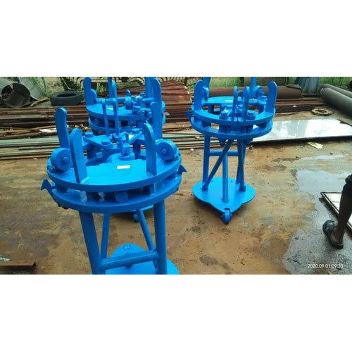 Manual Internal Line-up Clamp - Color: Blue