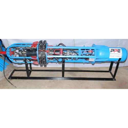 Internal Pipe Line Up Pneumatic Clamp - Color: Blue