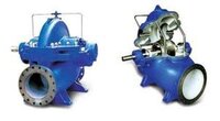 Horizontal Split Case Pumps - 2500 Lpm High Pressure, 170m Head Size | Blue, Electric Power, Gasoline Fuel Type, Designed For Water Supply