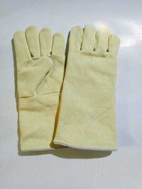 Heat Resistant Kevlar Hand Gloves - Color: Yellow