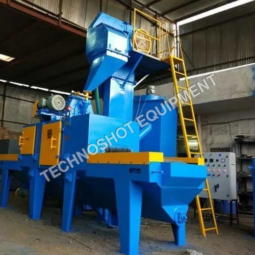 Paver Block Shot Blasting Machine - 10 HP Electric Automatic System | Consistent Coated Surface Treatment, 1-Year Warranty