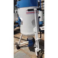 Semi Automatic Copper Slag Sand Blasting Machine - Color: White