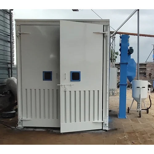 Manual Shot-Sand Blasting Booth System - Operating Type: Automatic