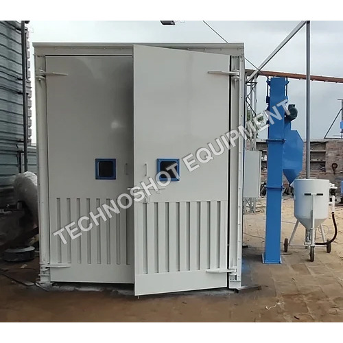 Manual Shot-Sand Blasting Booth System - Operating Type: Automatic