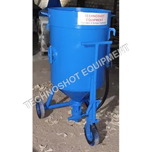 Portable Sand Blasting Machine - 500 kg, 7 kg/cm2 Pressure | Semi-Automatic, Electric Powered, Coated for Durability, 1-Year Warranty