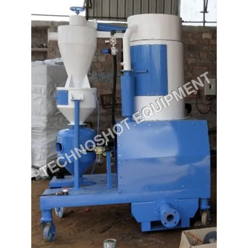 Vacuum Recovery Grit Sand Blasting - 10 Horsepower Motor, Automatic Surface Cleaning & Grit Recovery System, Coated Durability, 1-Year Warranty
