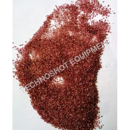 Garnet Sand - Natural Garnet Material, Available in Mesh Sizes 0-12 to 120, Reddish Abrasive for Surface Cleaning