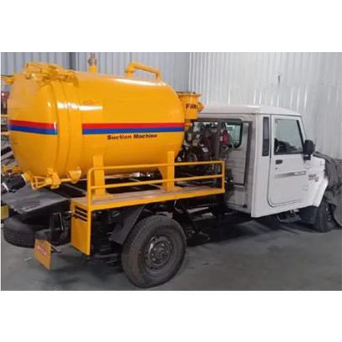 Kisc-004 2000 Ltr Truck Mounted Sewer Suction Machine - Cleaning Process: Acid Cleaning / Picking