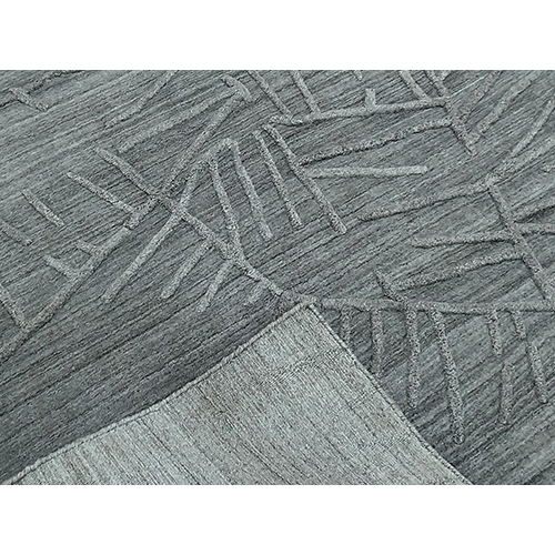 Grey Handloom Carpet.
