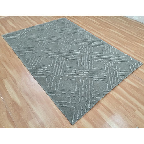 Dark Handloom Floor Carpet - Advantage: Quick Drying