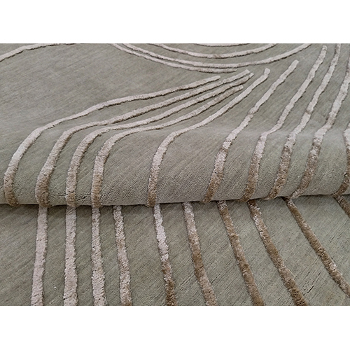 Brown Handloom Floor Carpet