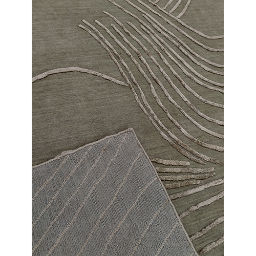Brown Handloom Floor Carpet