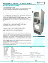 REFRIGERATED INCUBATOR SHAKER