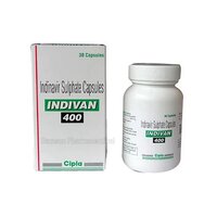 Indinavir Sulphate Capsules - 800 Mg Antiretroviral Drug For Hiv Treatment | 30-capsule Bottles, Synthetic Origin, Dosage Every 8 Hours