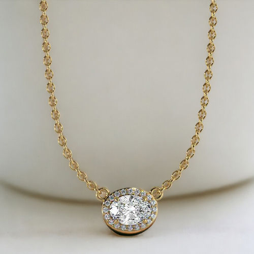 Fancy Diamond Pendant - Diamond Clarity: I3