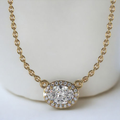 Modern Diamond Pendant