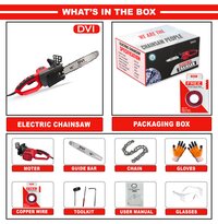 Electric chain saw machine