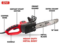 Electric chain saw machine