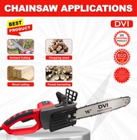 Electric chain saw machine