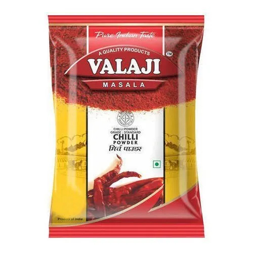 Red Chilli Packaging Laminated Pouch - PVC Material, Soft Hardness, Multiple Colors Available | Eco-Friendly, Durable, Moisture Resistant