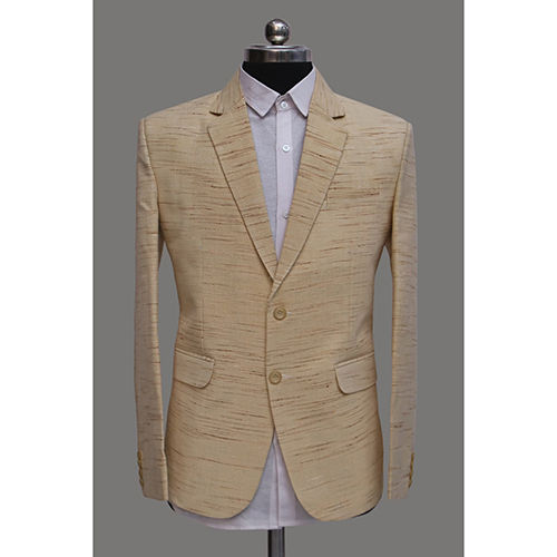 Mercerized Cotton Khadi Blazer