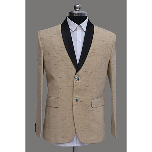 Cotton Tuxedo Khadi Blazer