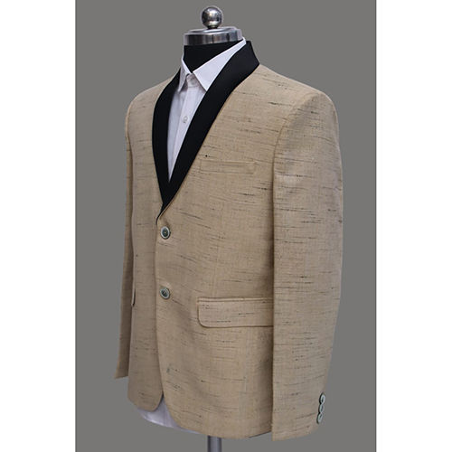 Cotton Tuxedo Khadi Blazer