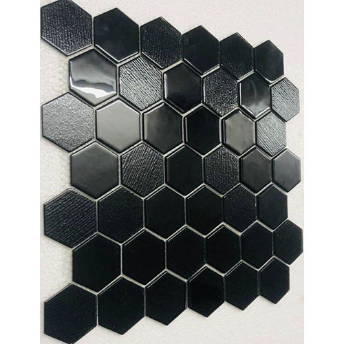 Black Mosaic Tiles - Feature: Acid-Resistant