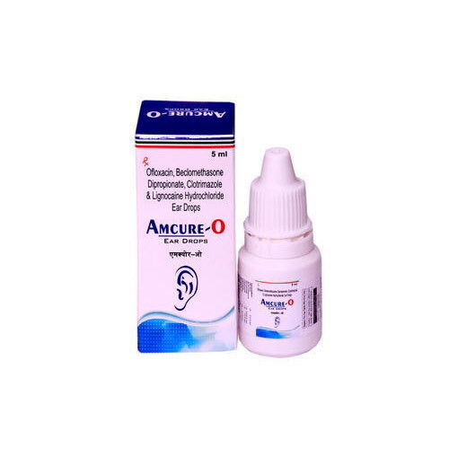 Beclomethasone Dipropionate, Ofloxacin, Clotrimazole and Lignocaine Hydrochloride Ear drops 5ml