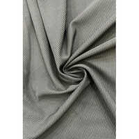 Black Cord Fabric - 100% Polyester, 200-240 Gsm | Soft Texture, Hand Washable, All-season Use, Ideal For Clothing & Home Decor