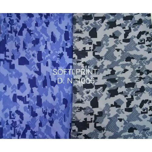 Dn1006 Softy Print Fabric - Attributes: Washable