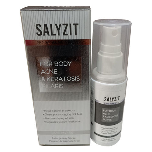 Salyzit Body Acne Spray - Formulations Form: Liquid