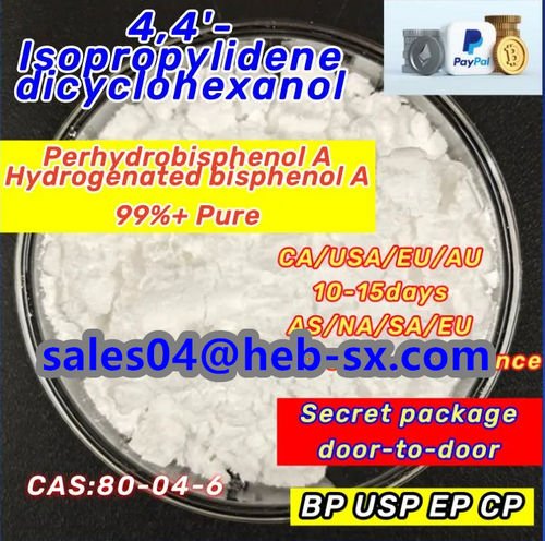 Market 99% Purity 4, 4-Isopropylidenedicyclohexanol Hbpa Base Powder Safe Clearance USP Bp Ep Safe Clearance CAS: 80-04-6 USA Europe Australia