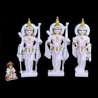 Marble Ram Darbar Murti - Regional Style: Indian