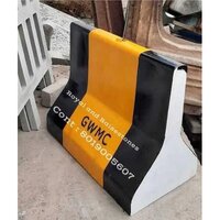 Cement Road Divider - Durable Concrete Barrier | Prevents Head-on Collisions, Directs Traffic Flow, Enhances Safety For Vehicles And Pedestrians