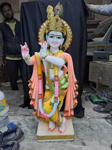 Marble Krishna Moorti